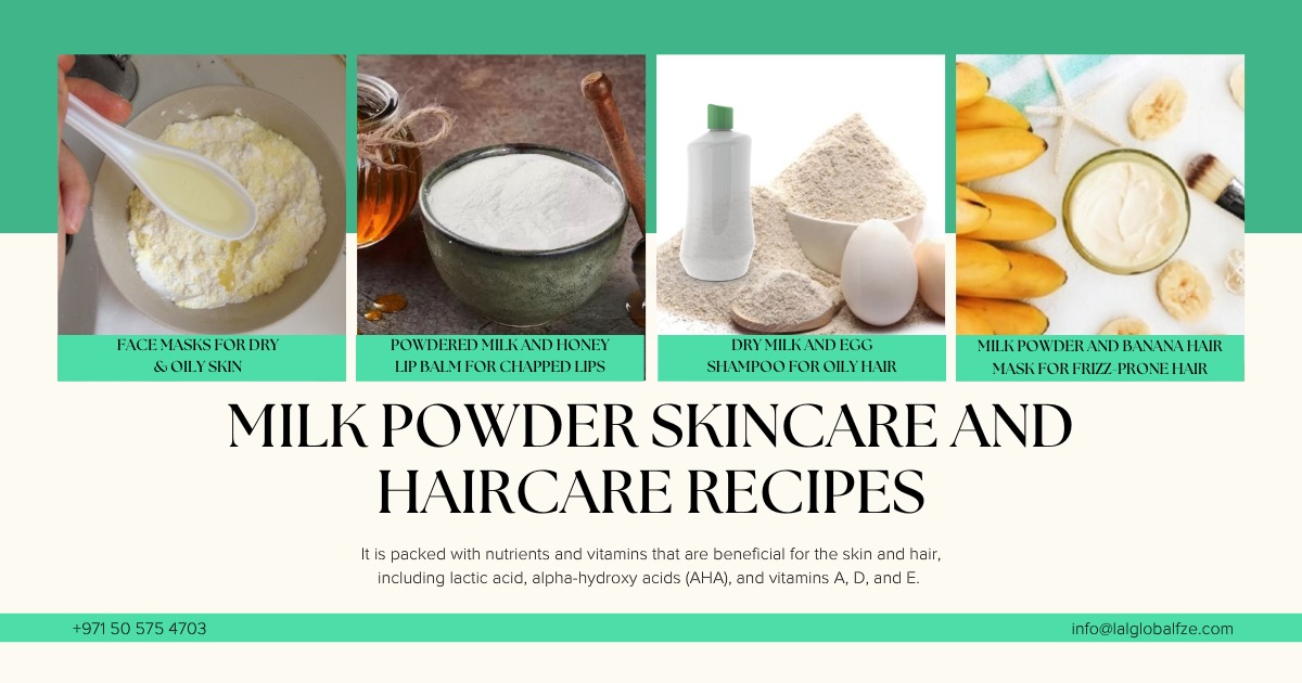 milk powder for skin care